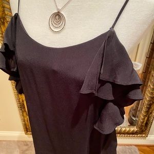Boutique-FifteenTwenty flirty & black top